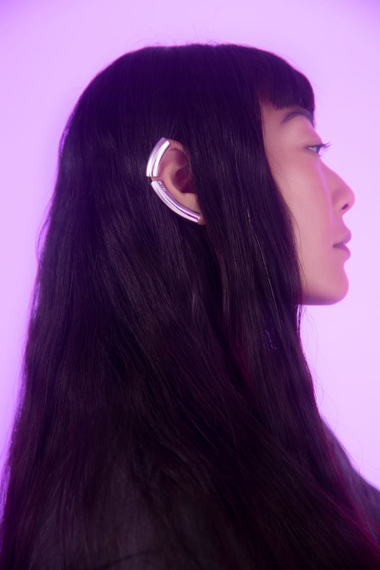 Silberner Full Ear Climber Ohrring