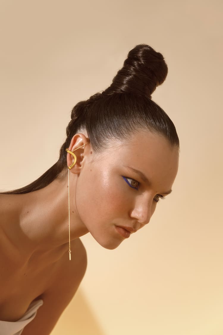 Einzigartiger Ear Cuff aus Gold