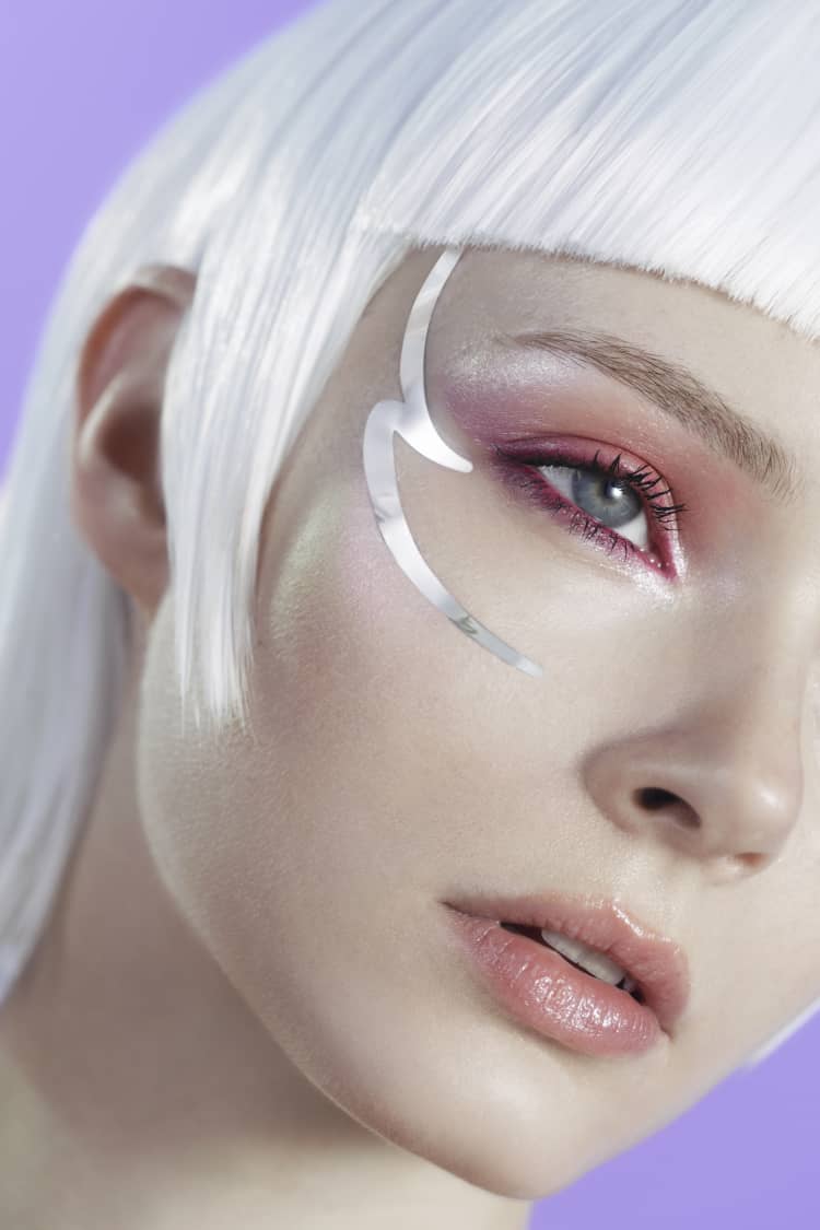 Gesichtsschmuck-Make-up aus Sterlingsilber