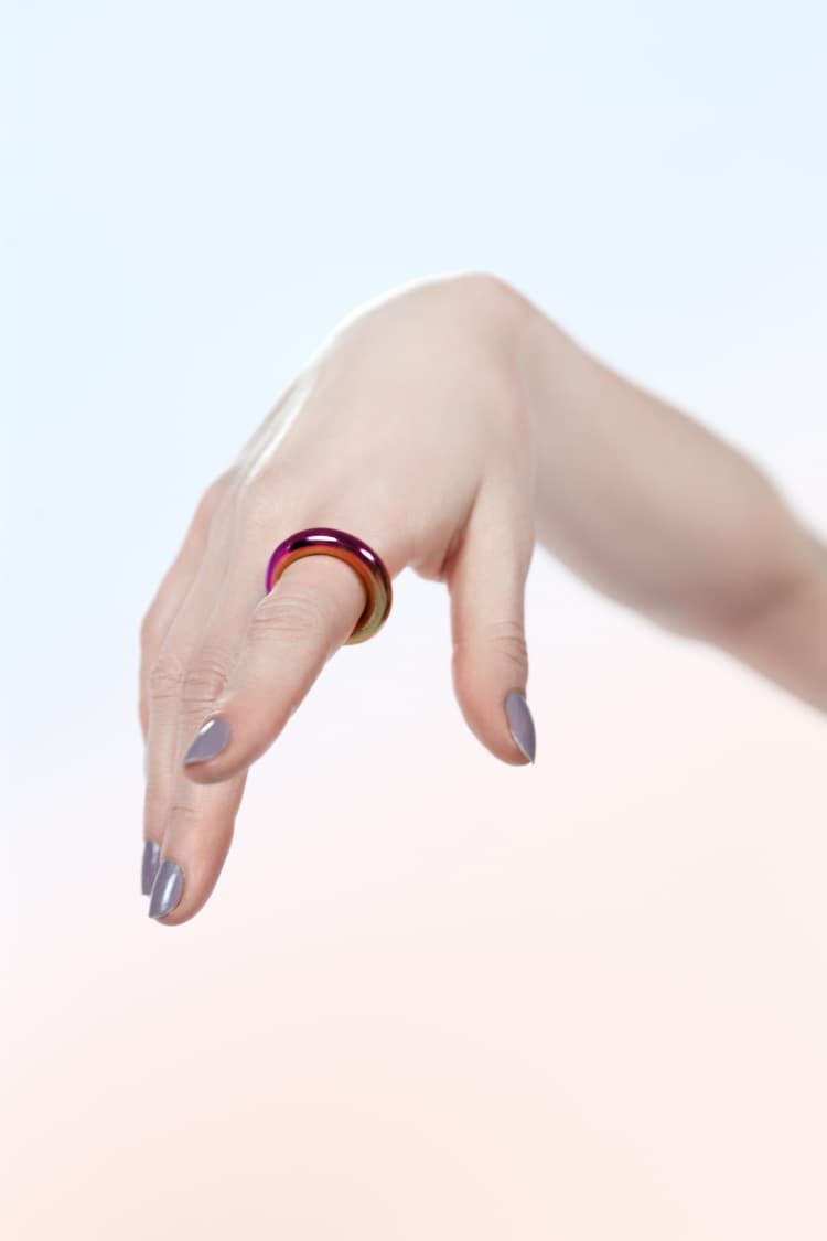 Schlichter holografischer Ring