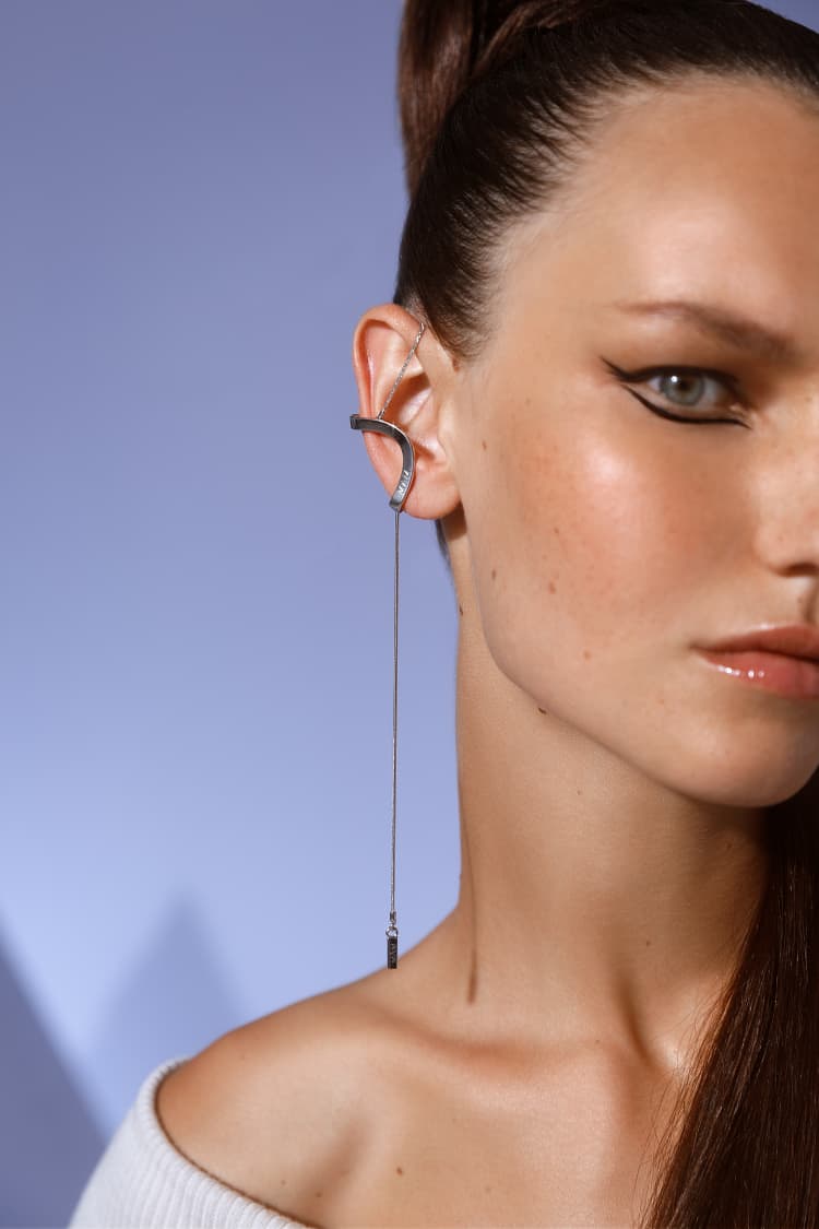 Einzigartiger Silber-Ear-Cuff