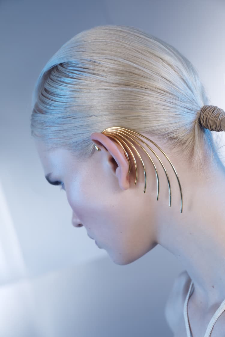 Goldener Wickel-Ear-Cuff