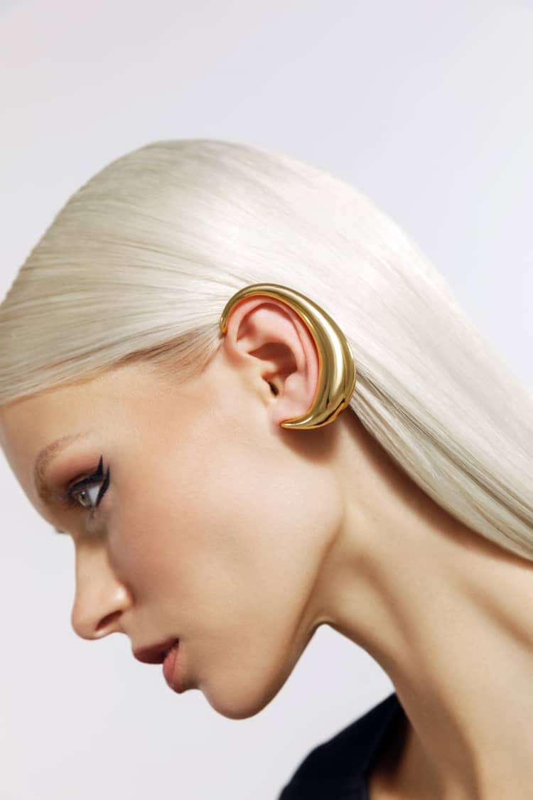 Goldener Full-Ear-Ohrring