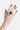 Skulpturaler Doppel-Finger-Ring in Silber