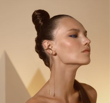 Einzigartiger Ear Cuff aus Gold