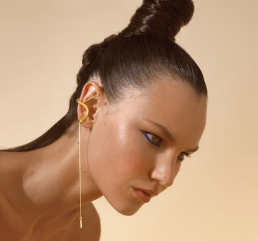 Einzigartiger Ear Cuff aus Gold