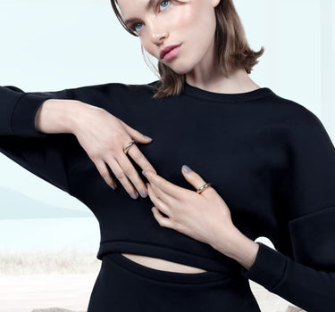 Schlichter Goldring