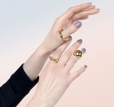 Schlichter Goldring