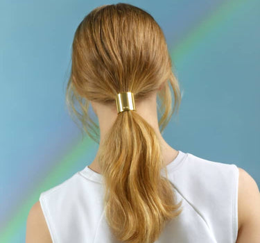 Kleine goldene Ponytail-Manschette