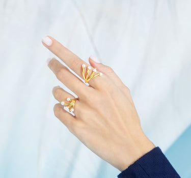 Mini-Perlen-Ring-Set