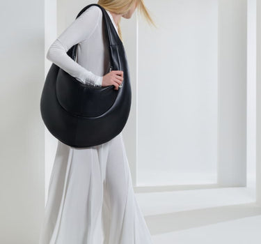 Recycelte Schwarze Crossbody Tasche