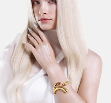 Drei-Tropfen-Armband - Gold