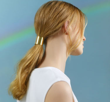 Kleine goldene Ponytail-Manschette