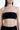 Gerades Baumwoll-Bandeau - Schwarz