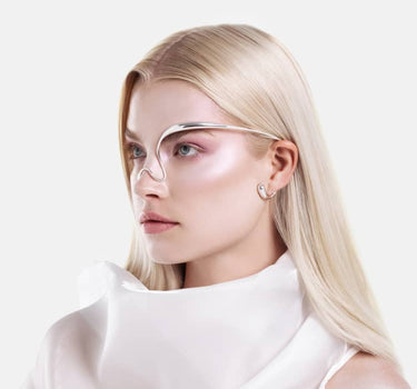 Gesichtsschmuck Tropfen - Silber