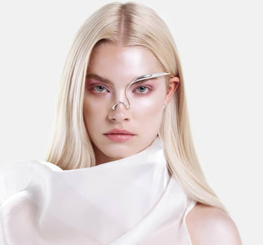 Gesichtsschmuck Tropfen - Silber