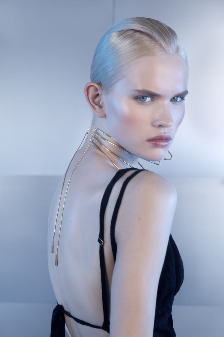 Goldenes Choker-Halsband