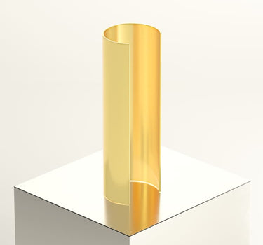 Große goldene Pferdeschwanz-Haarmanschette