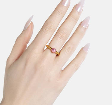 Casa Batlló Ring in Gold und Rosa