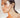 Goldener Perlen-Earcuff mit Kette