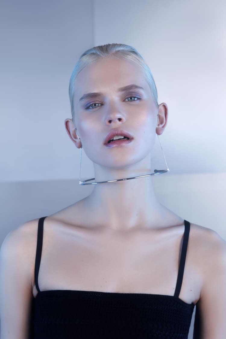 Einzigartige Silberhalskette