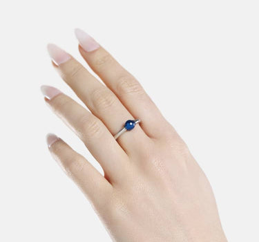 Casa Batlló Ring in Silber und Blau