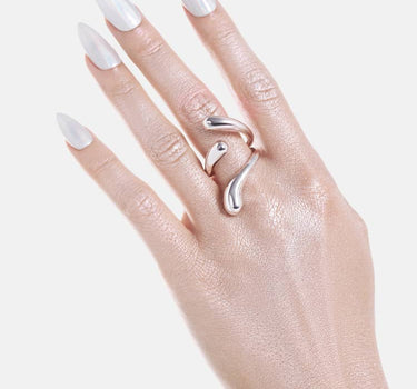 Drei-Tropfen-Ring - Silber