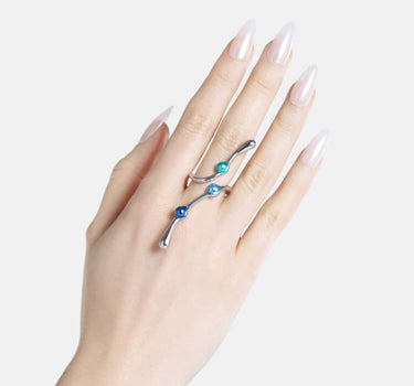 Casa Batlló langer Ring in Silber
