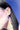 Großer Liquid Ear Cuff in Gold und Flieder