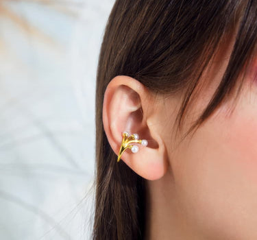 Ear Cuff mit Mini-Perlen