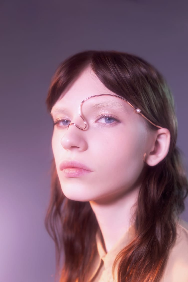 Gesichtsschmuck aus Roségold