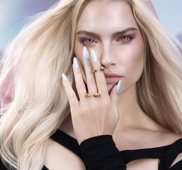 Asymmetrischer Torque-Ring - Gold