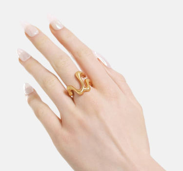 skulpturaler goldring