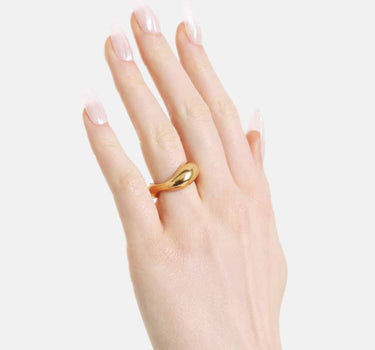 gepolsterter goldring