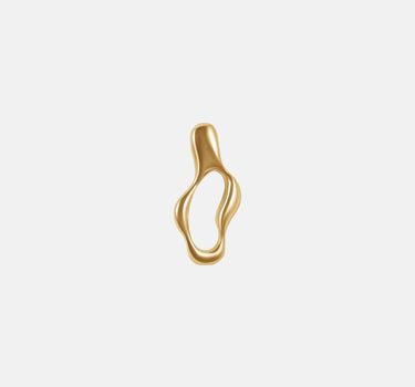 flüssige goldene creolen