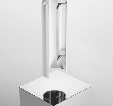 Große Silber-Pferdeschwanzmanschette