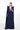 Cape mit skulpturalen Schultern - Blau