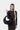 Twisted Tasche | Schwarze Lederhandtasche