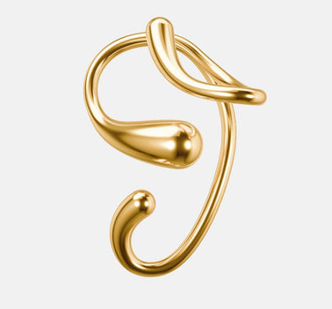 Full-Ear-Tropfen-Earcuff - Gold