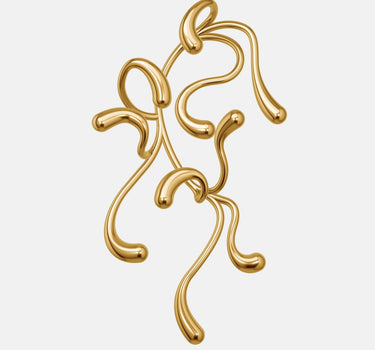 Full-Ear-Multi-Tropfen-Earcuff - Gold