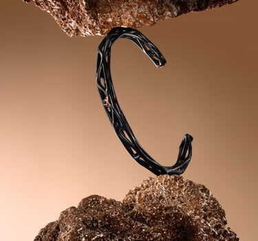MAM | CUPRA Voronoi-Armband in Ruthenium- und Kupferdetails