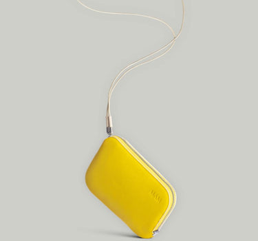 Vielseitige Crossbody Handtasche in Gelb