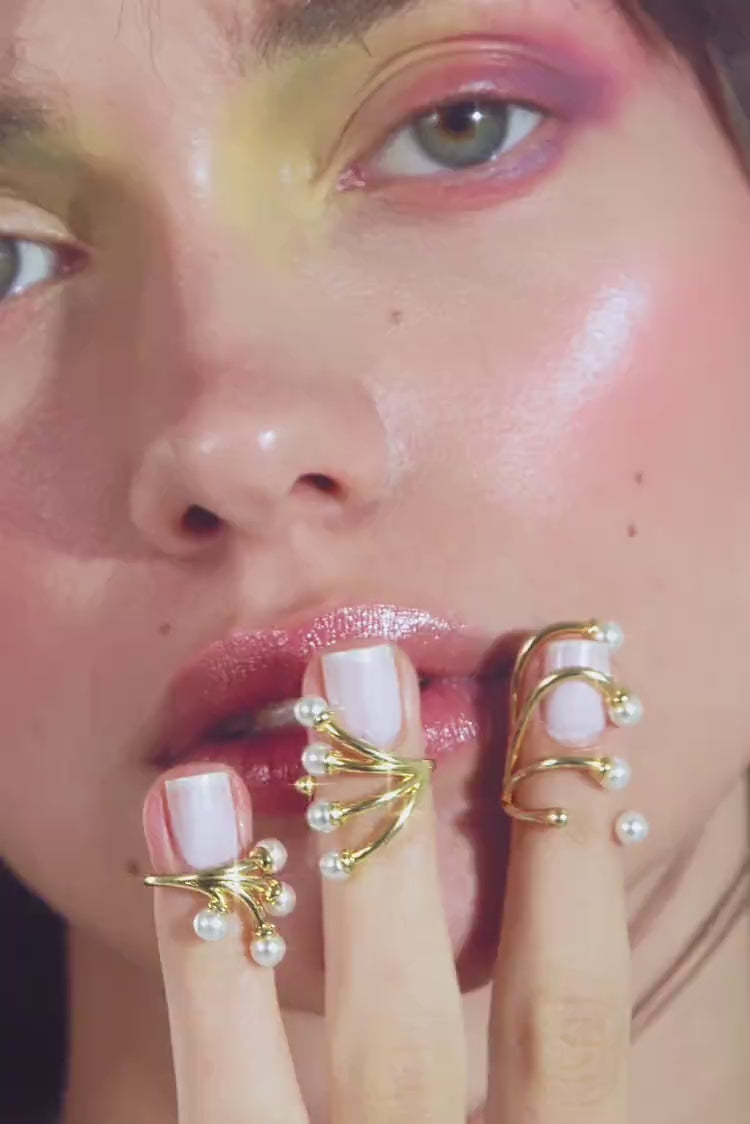 Mini-Perlen-Nagelring-Set