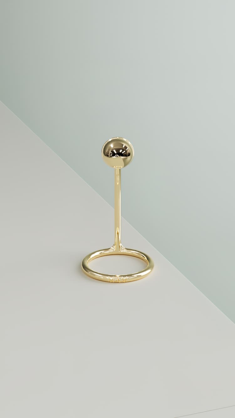 gold midi ring
