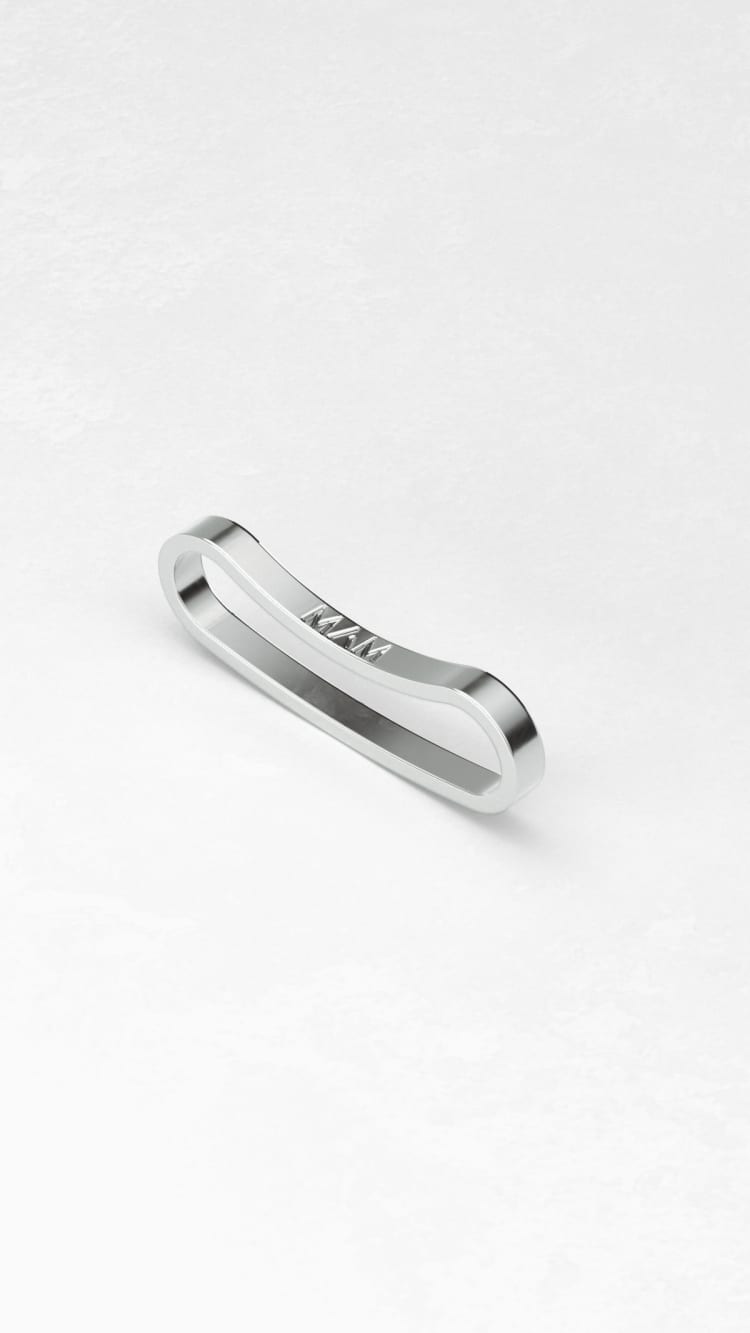 silver ear cuff design